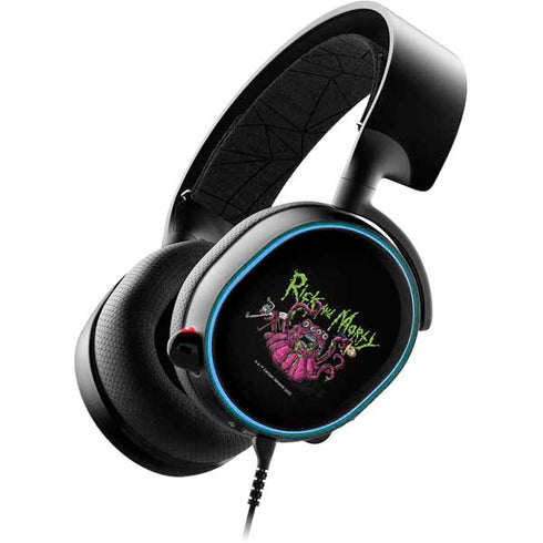 Adult Swim Rick and Morty Tentacle Attack SteelSeries Arctis 3 Skin